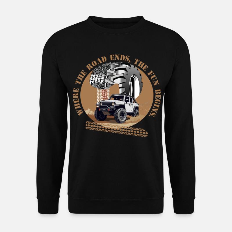 Offroad Fahrer - Unisex Pullover - Schwarz