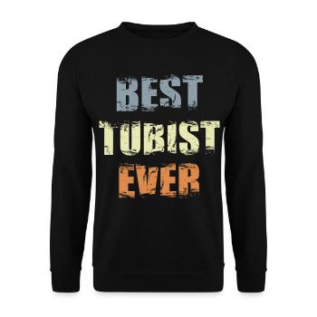 Meilleur joueur de tuba - Sweat-shirt Unisexe - noir - Devant - Alina (178cm) & Michal (187cm)