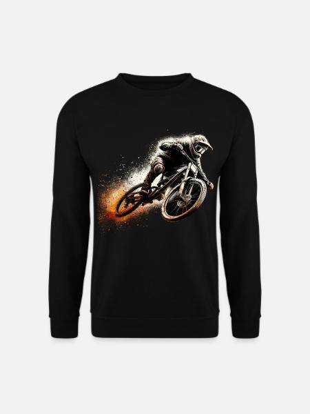 MTB Mountainbiking Mountainbiken Geschenk - Unisex Pullover - Schwarz
