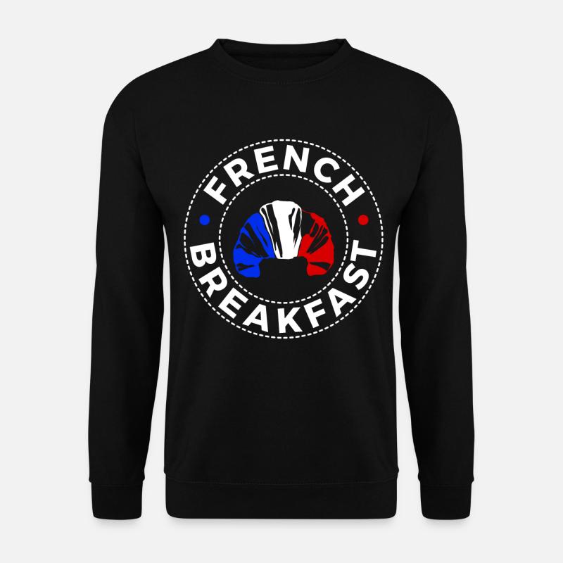 French Breakfast - Sweat-shirt Unisexe - noir