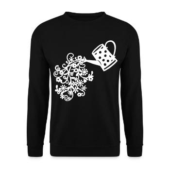 Die Rückkehr des weißen Frühlings - Unisex Pullover - Schwarz - Vorne - Alina (178cm) & Michal (187cm)