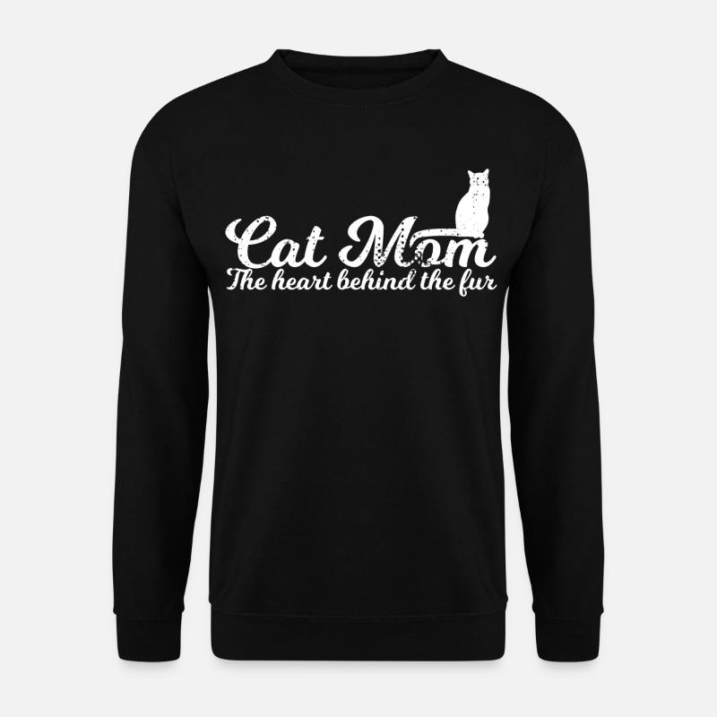 Katzenmutter - Unisex Pullover - Schwarz