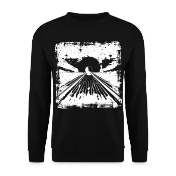 Dessin de bowling - Sweat-shirt Unisexe - noir - Devant - Alina (178cm) & Michal (187cm)