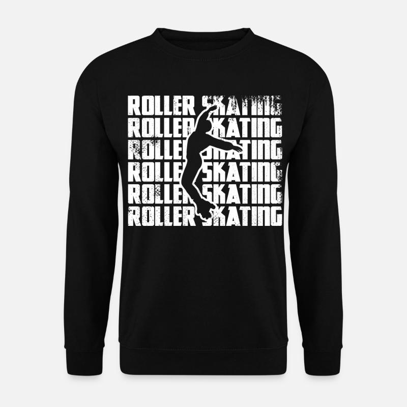 Roller Figure Skating - Unisex Sweatshirt - black