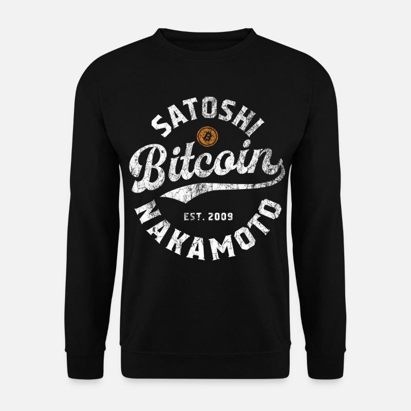 Bitcoin - We love Crypto - Unisex Pullover - Schwarz