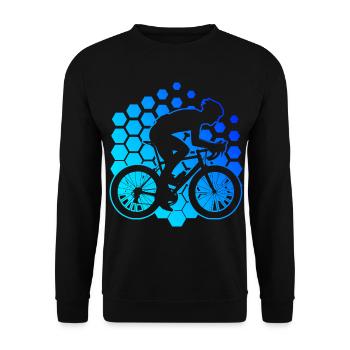 Road Bike Road Bike Road Cycling Road Cyclist - Unisex Sweatshirt - black - Front - Alina (178cm) & Michal (187cm)