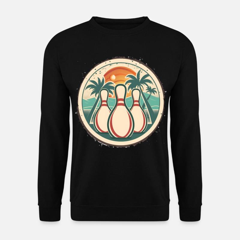 Bowling Graphics - Unisex Sweatshirt - black