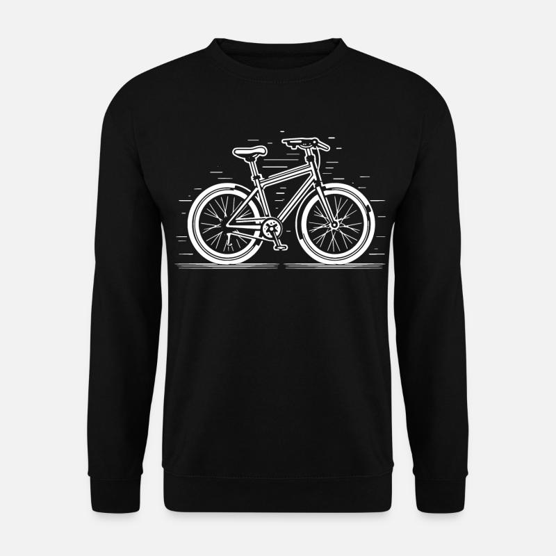 Bicycle Illustration - Unisex Sweatshirt - black