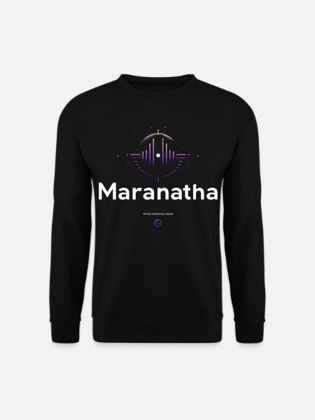 Maranatha Worship Wave - Unisex Sweatshirt - black