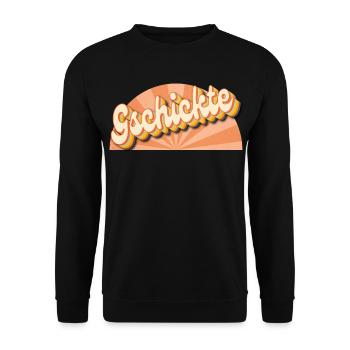 Gschicke - Femme habile et talentueuse - Sweat-shirt Unisexe - noir - Devant - Alina (178cm) & Michal (187cm)