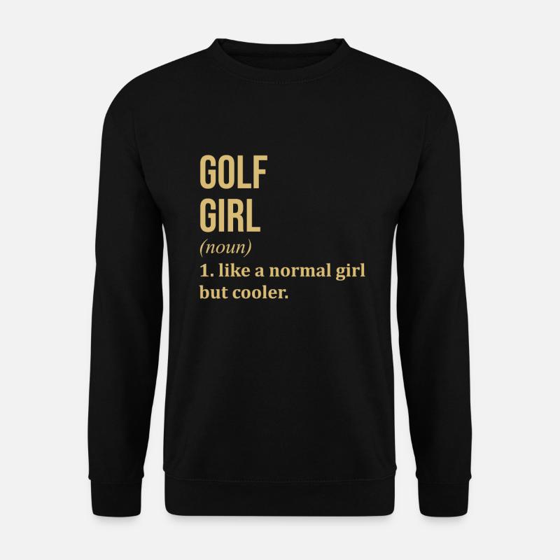Golf - Unisex Pullover - Schwarz