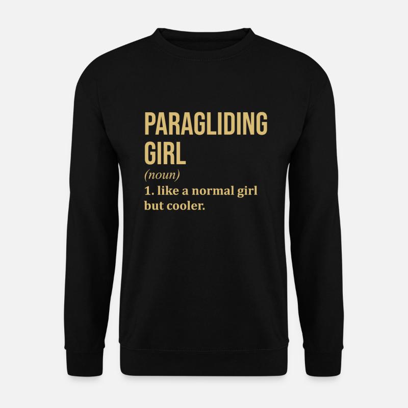 Gleitschirmfliegen - Unisex Pullover - Schwarz