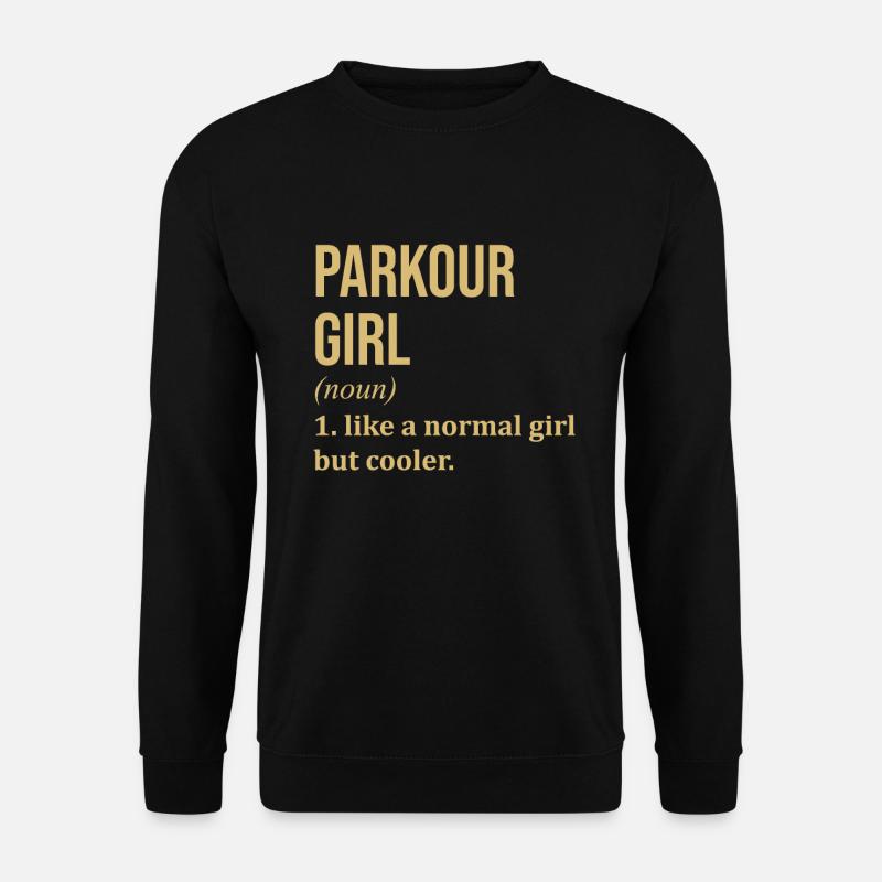 Parkour - Unisex Pullover - Schwarz