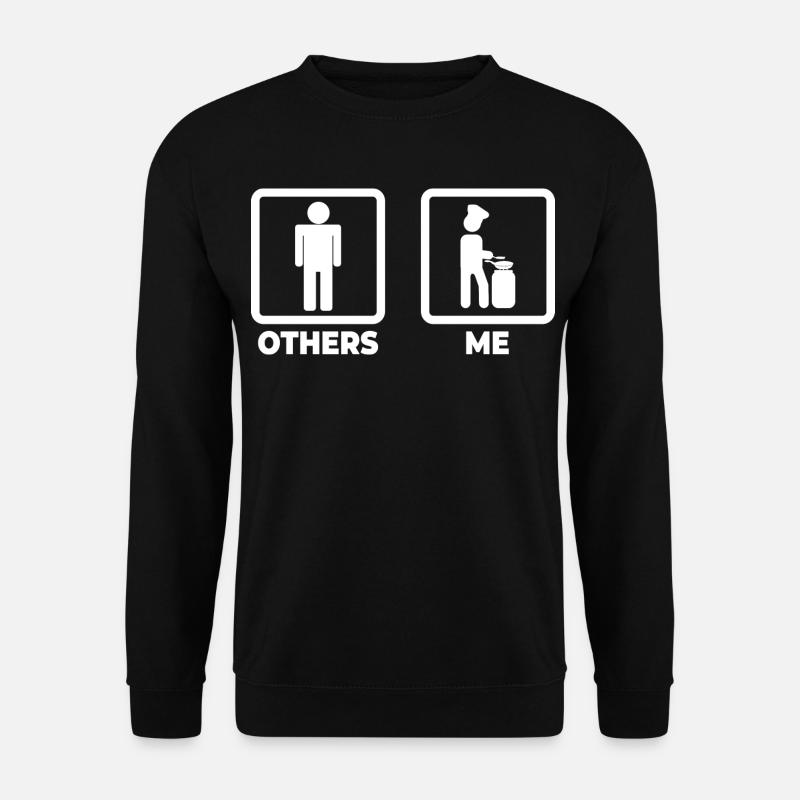 Figurine de chef bâton - Sweat-shirt Unisexe - noir