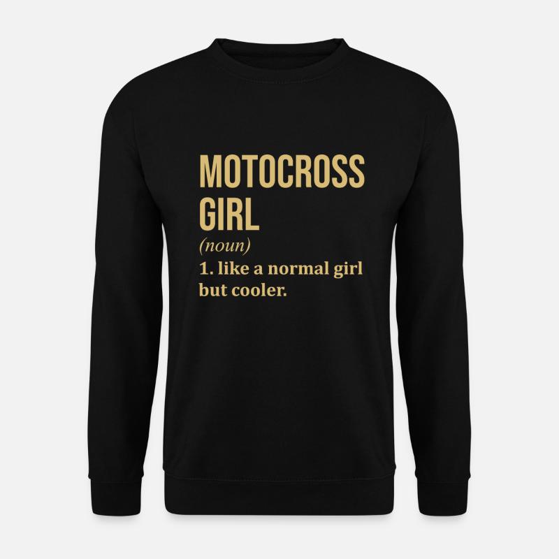 Motocross - Unisex Pullover - Schwarz