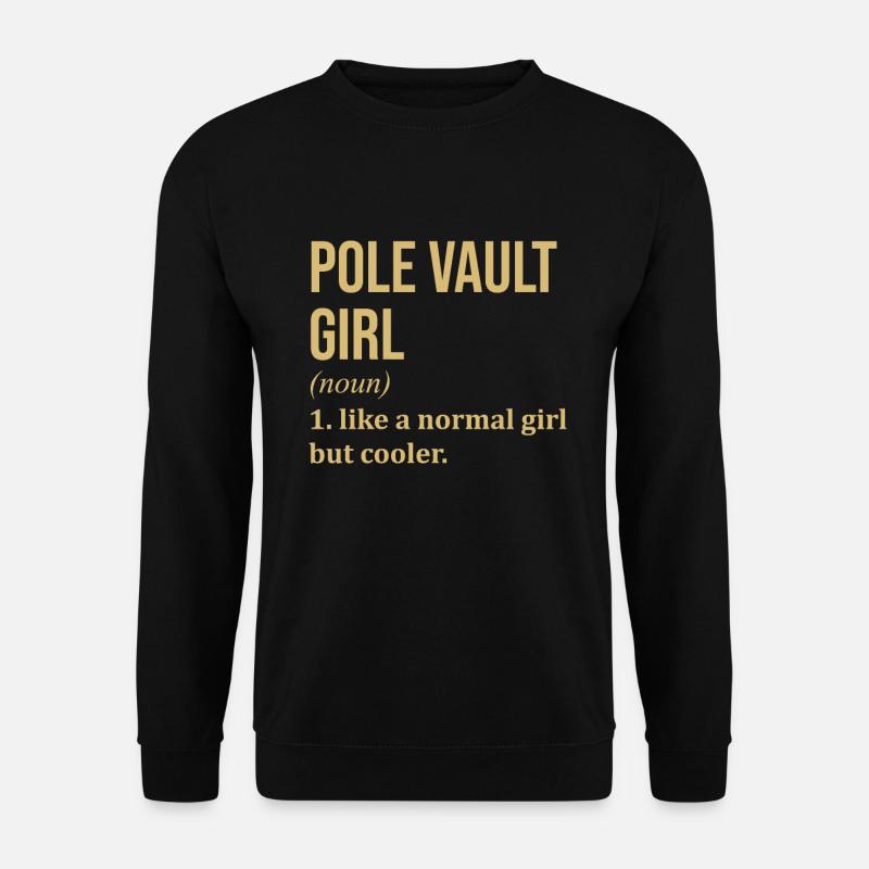Stabhochsprung - Unisex Pullover - Schwarz