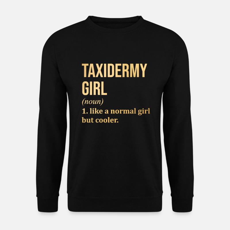 Taxidermie - Unisex Pullover - Schwarz