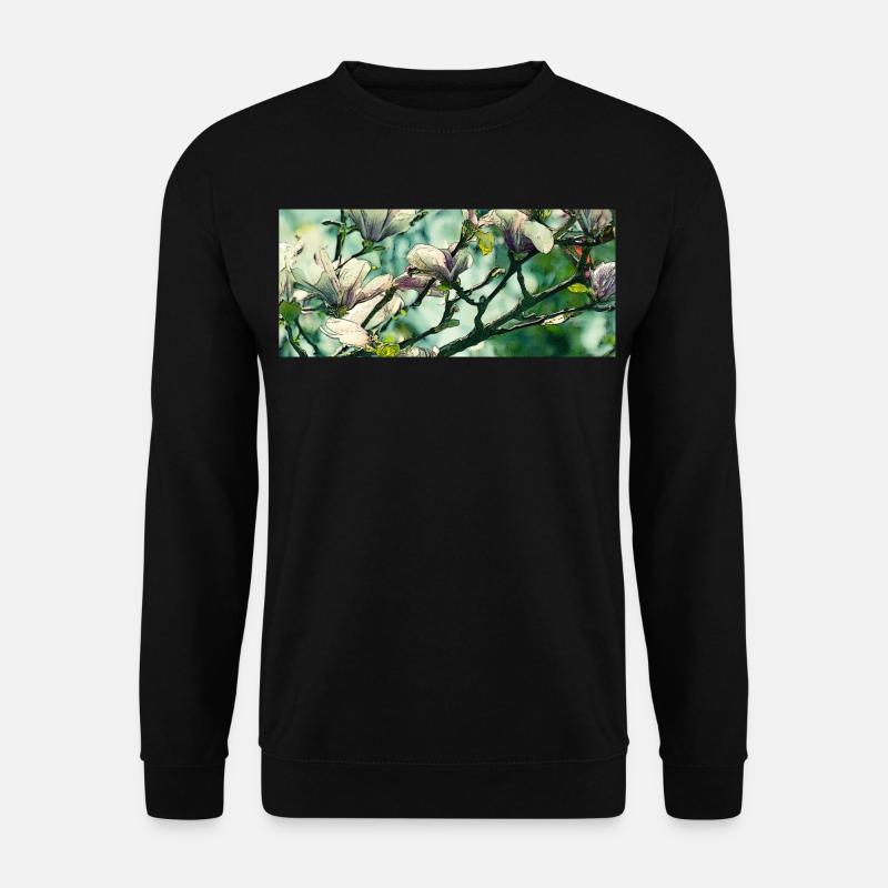 Magnolie Vintage Design - Unisex Pullover - Schwarz
