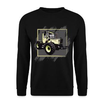 Ancien tracteur MB 1000 - Sweat-shirt Unisexe - noir - Devant - Alina (178cm) & Michal (187cm)