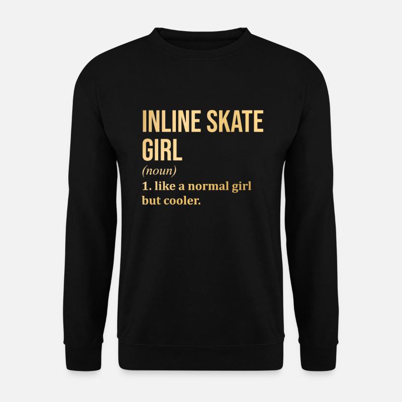 Inline-Skating - Unisex Pullover - Schwarz