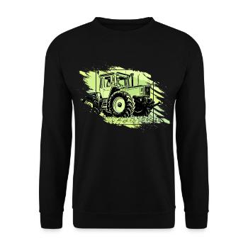 MB trac 1300 turbo - Unisex Pullover - Schwarz - Vorne - Alina (178cm) & Michal (187cm)