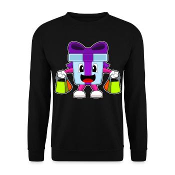 Forfait Achats de Noël - Sweat-shirt Unisexe - noir - Devant - Alina (178cm) & Michal (187cm)
