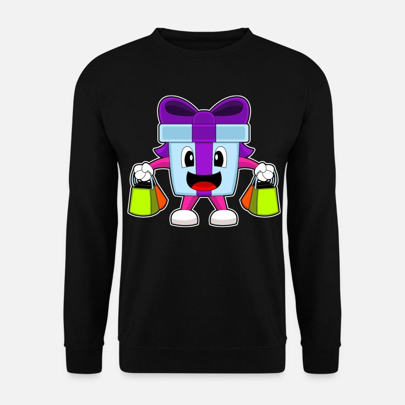 Christmas Shopping Package - Unisex Sweatshirt - black