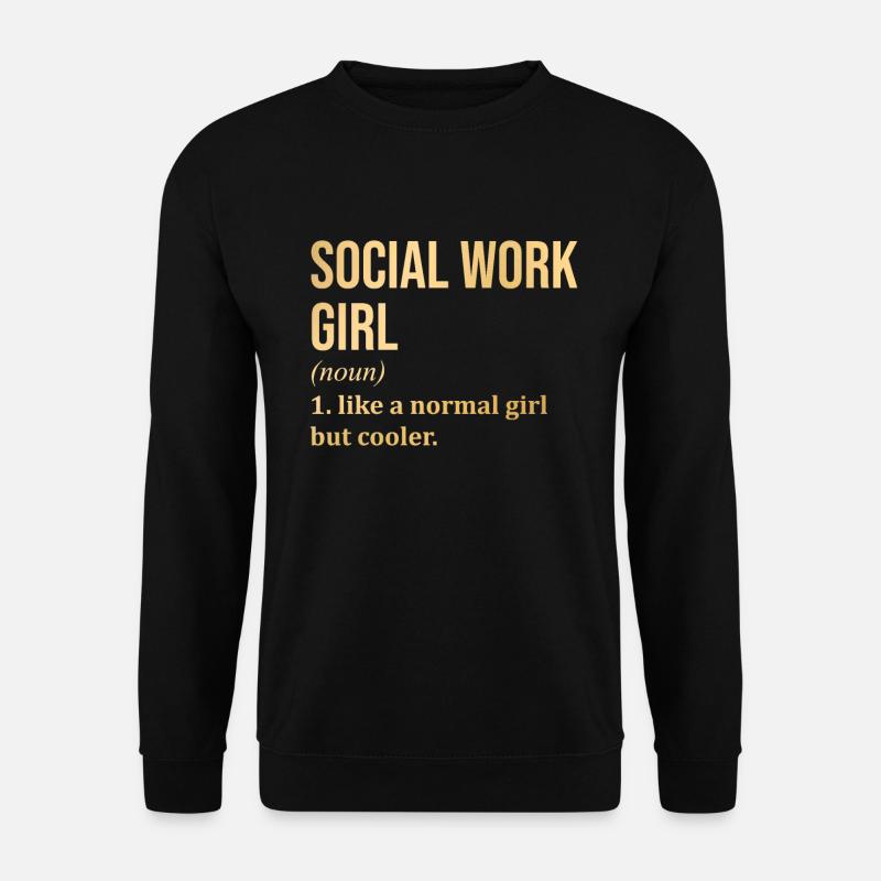 Sozialarbeit - Unisex Pullover - Schwarz