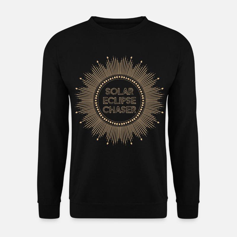 Solar eclipse chaser - Unisex Sweatshirt - black