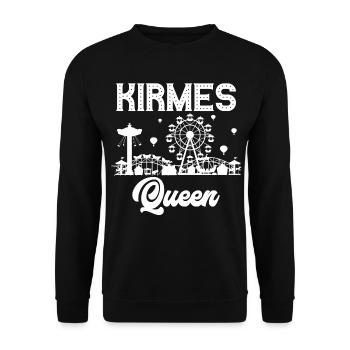 Funfair, Queen, Fair, Fair, Folk Festival - Unisex Sweatshirt - black - Front - Alina (178cm) & Michal (187cm)