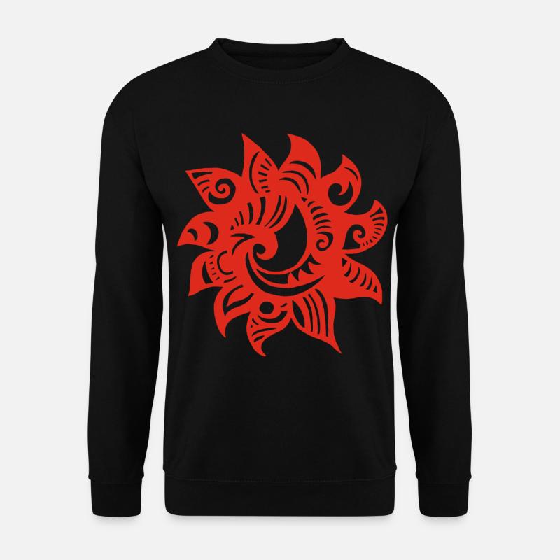 Strange red sun - Unisex Sweatshirt - black
