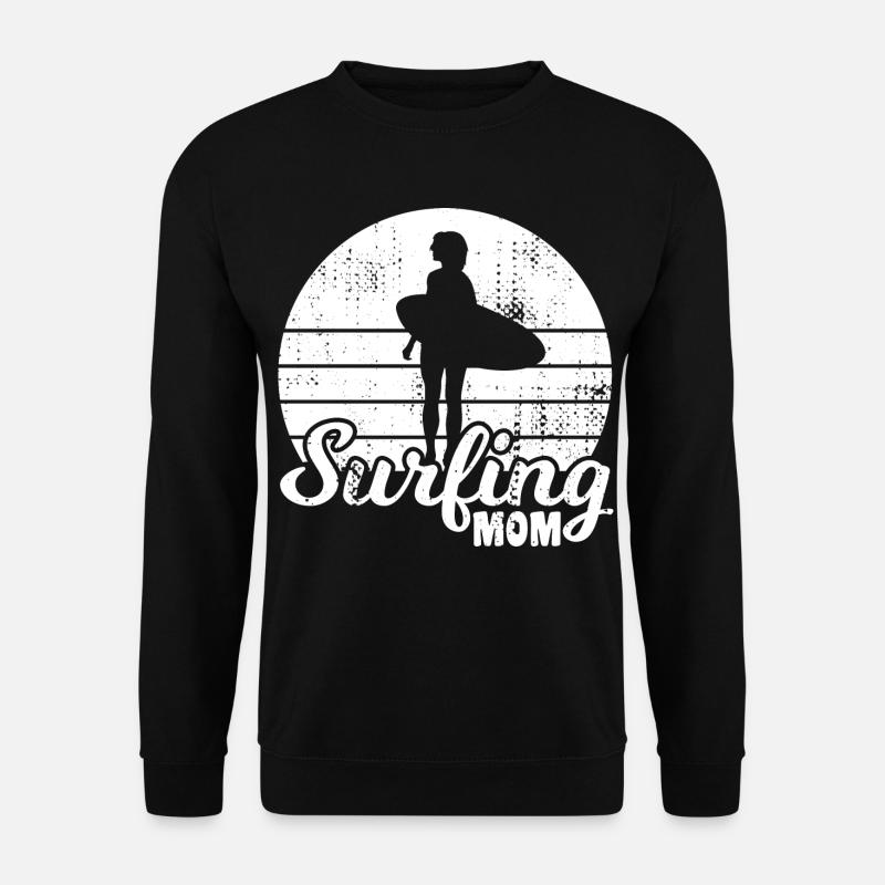 Surfer Mutter - Unisex Pullover - Schwarz