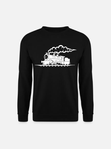 Railroad Drawing - Unisex Sweatshirt - black