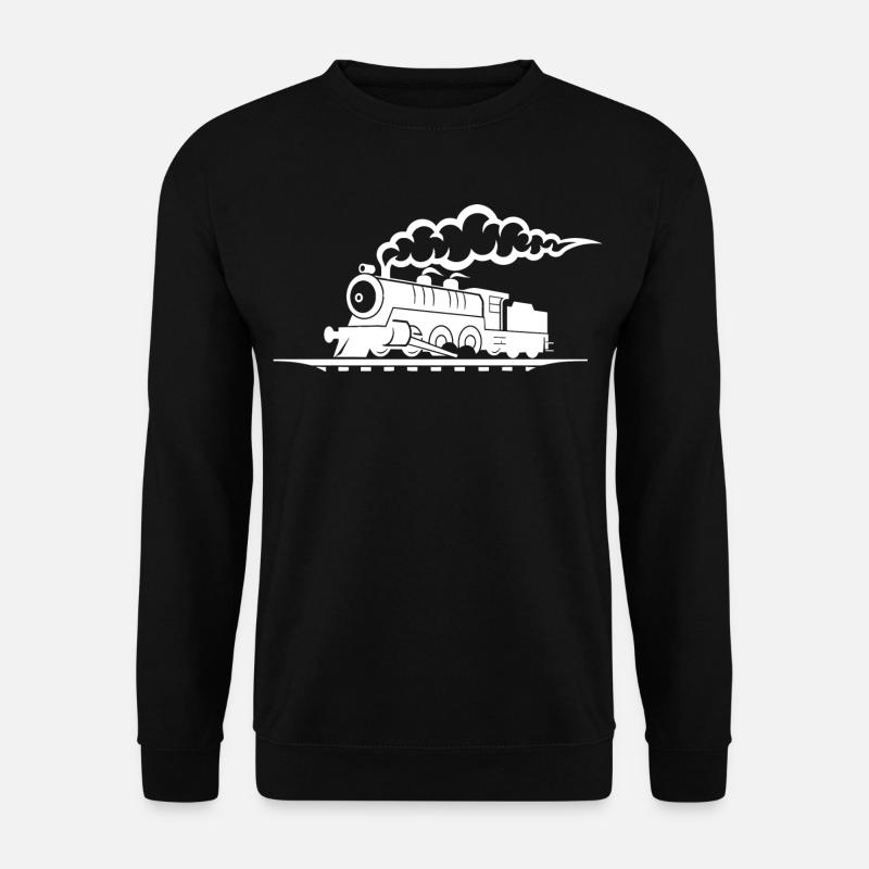 Dessin de chemin de fer - Sweat-shirt Unisexe - noir