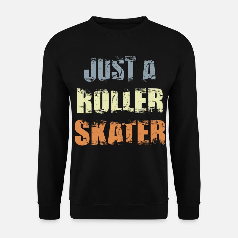 Funny roller skater - Unisex Sweatshirt - black