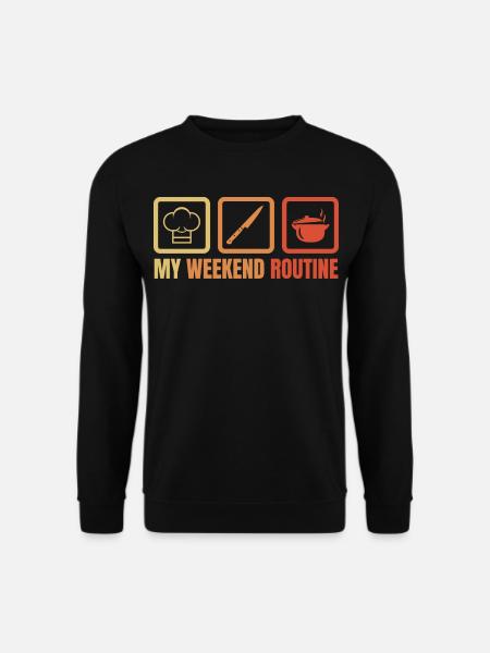 Weekend Cooking - Unisex Sweatshirt - black
