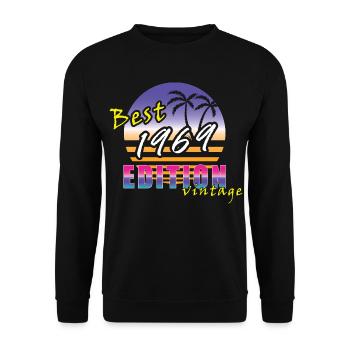 Best Edition 1969 - Unisex Pullover - Schwarz - Vorne - Alina (178cm) & Michal (187cm)