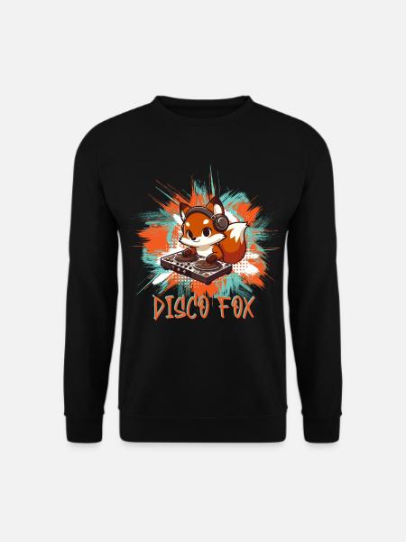 Discofox Fox Tanzen Disco Frauen Foxtanz - Unisex Pullover - Schwarz