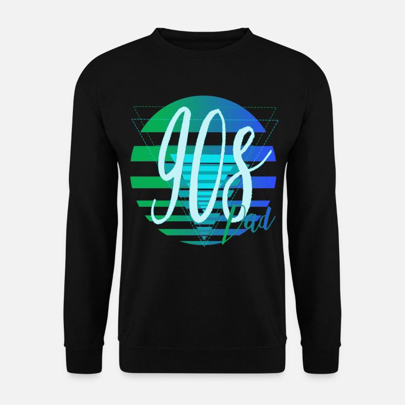 90er-Jahre-Papa – Cooler Papa Retro-Design - Unisex Pullover - Schwarz