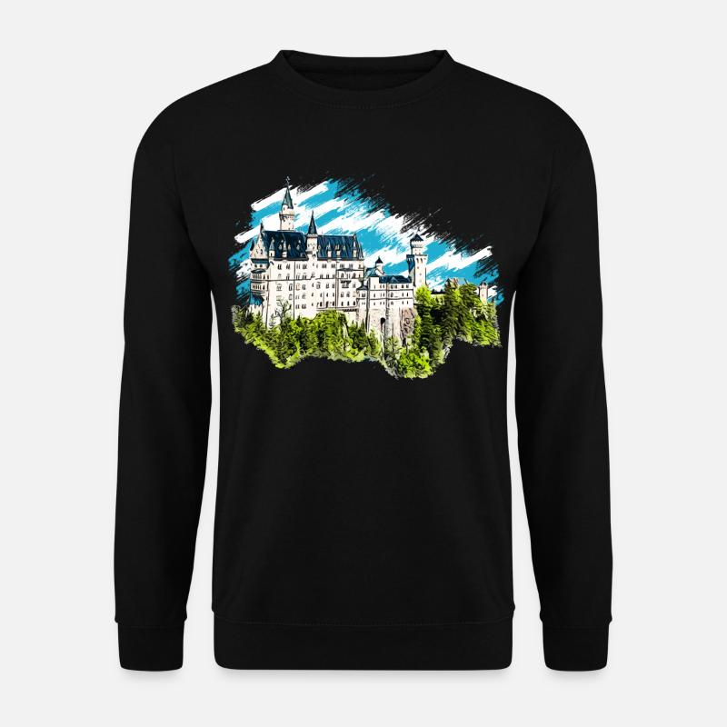 Neuschwanstein Castle - Unisex Sweatshirt - black