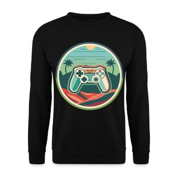 Jeu - Sweat-shirt Unisexe - noir - Devant - Alina (178cm) & Michal (187cm)