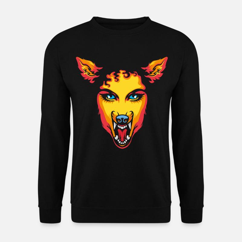 Wild bleiben - Unisex Pullover - Schwarz