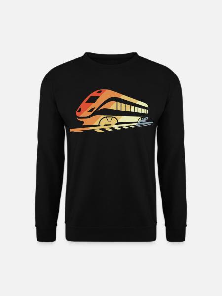 Eisenbahn Retro Stil - Unisex Pullover - Schwarz