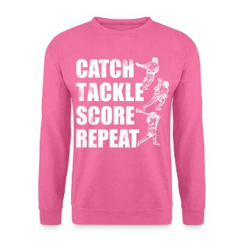 Lacrosse Spiel - Unisex Pullover - Pink - Vorne