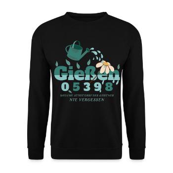 Gießen Hessen - Unisex Pullover - Schwarz - Vorne - Alina (178cm) & Michal (187cm)