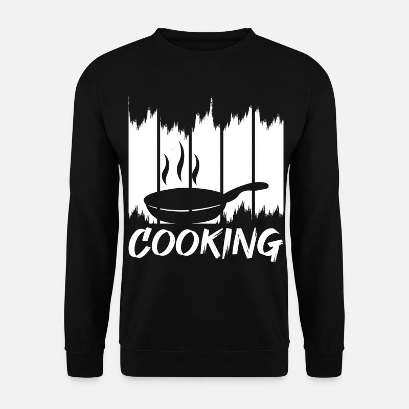 Lustiges Kochen - Unisex Pullover - Schwarz