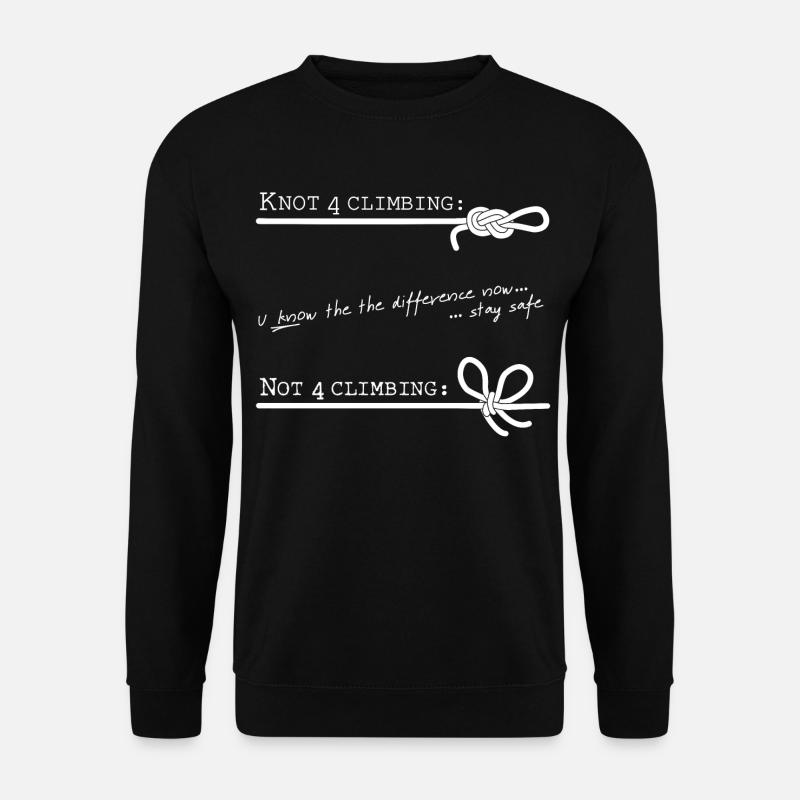 K-not 4 climbing - purewhite - DIGITAL - Unisex Sweatshirt - black