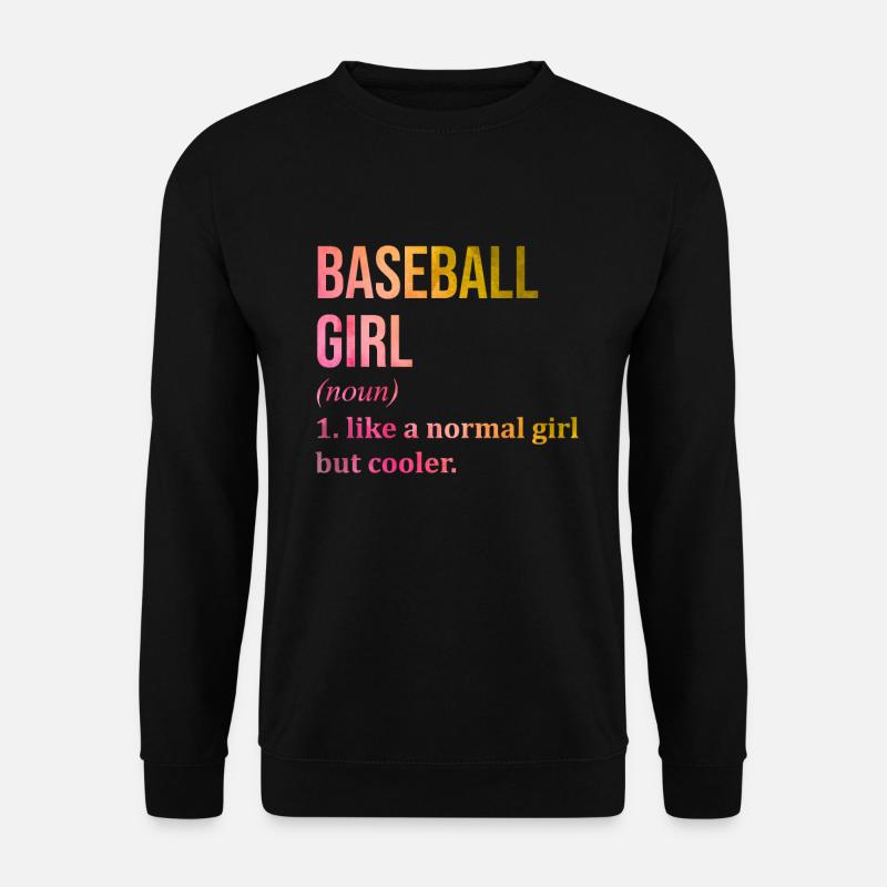 Baseball - Unisex Pullover - Schwarz