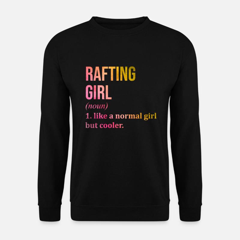 Rafting - Unisex Sweatshirt - black