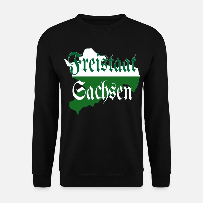 État libre de Saxe vert blanc - Sweat-shirt Unisexe - noir